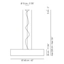 Axo USSKI160 Skin 6-lt 63" Pendant
