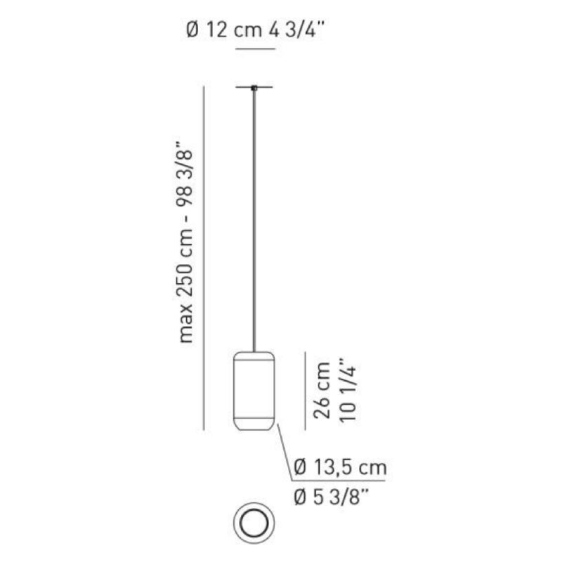 Axo USURBANM Urban 1-lt 5" LED Pendant Light