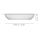 Axo UPBEL180 Bell 4-lt 71" Flush Mount
