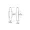 Tech 700OWCHA Chara 17" Tall LED Outdoor Wall Light