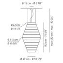 Axo USLAYD Layers D 9-lt 46" Pendant
