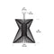 Tech 700TDSYRGP Syrma Grande 37" LED Line Voltage Pendant