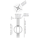 Axo USLIAIP4 Liaison 4-lt 22" LED Pendant