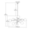 ELK 1141 Accelerated Returns 8-lt 34" Chandelier
