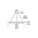 Tech 700GRC36 Grace 36" LED Chandelier