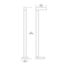 Tech 700OBSTR Strut 42" Tall Outdoor LED Bollard, 3000K