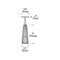 Tech 700FJEVO Evox 1-lt 3" Low Voltage Pendant (Freejack)