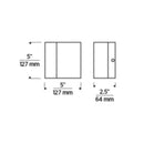 Tech 700WSMTR Mortar 5" LED Wall Sconce