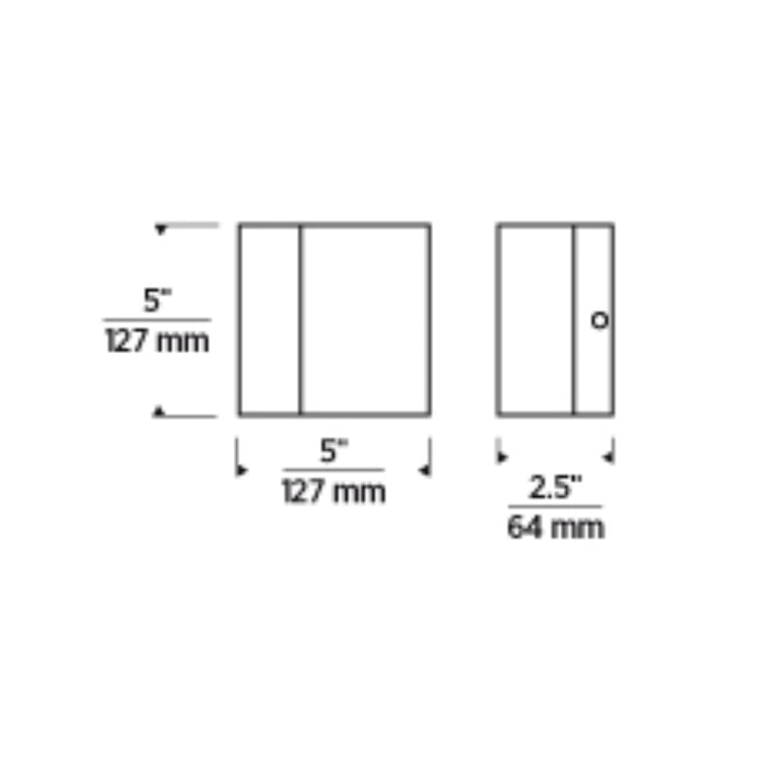 Tech 700WSMTR Mortar 5" LED Wall Sconce