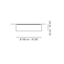Axo UPSKI160 Skin 5-lt 63" Flush Mount