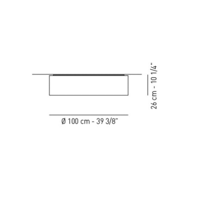 Axo UPSKI160 Skin 5-lt 63" Flush Mount