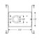 Nora NF-R124 Universal New Construction Frame-In for Iolite Can-less Downlights