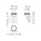 Axo UAFAIRY Fairy 1-lt 7" Tall LED Wall Sconce