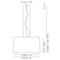 Axo USVEL160 Velvet 5-lt 63" Pendant