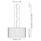 Axo USSKR150 Skirt 5-lt 59" Pendant