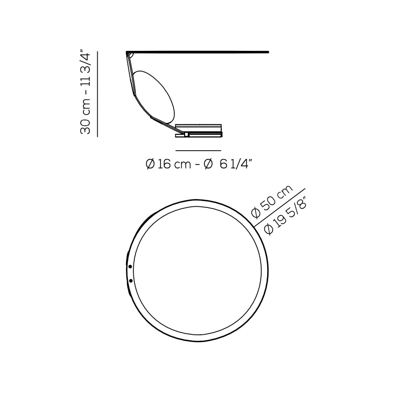 Axo ULCUT Cut 20" LED Table Lamp