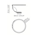 Axo ULCUT Cut 20" LED Table Lamp