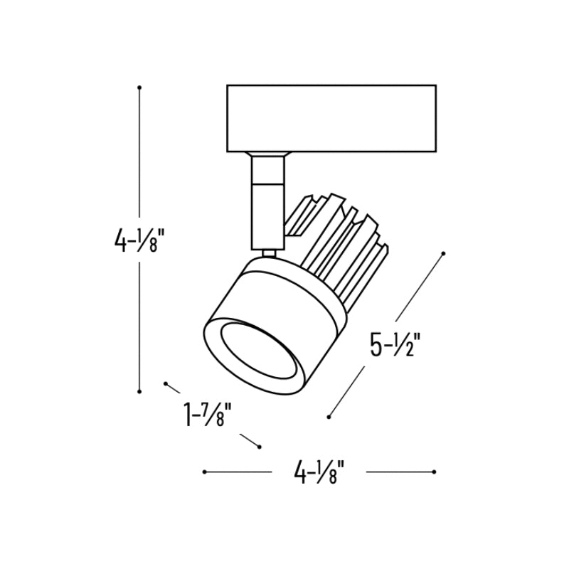 Nora NTE-850 Aiden 10W LED Track Head, H Style