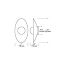Tech 700WSJNI13 Joni 1-lt 13" Tall LED Outdoor Wall Light