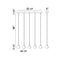 Eurofase 29044 Lucido 5-lt 32" Chandelier