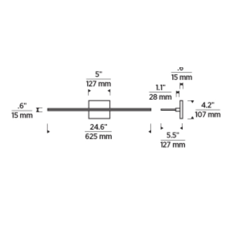 Tech 700BCSPAN Span 24" LED Bath Light