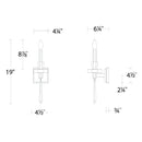 Schonbek S9319 Amadeus 1-lt 19" Tall Wall Sconce