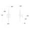 Schonbek S9319 Amadeus 1-lt 19" Tall Wall Sconce