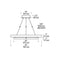 Tech 700GRC30 Grace 30" LED Chandelier