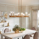 Kichler 44317 Cleara 14-lt 53" Linear Chandelier