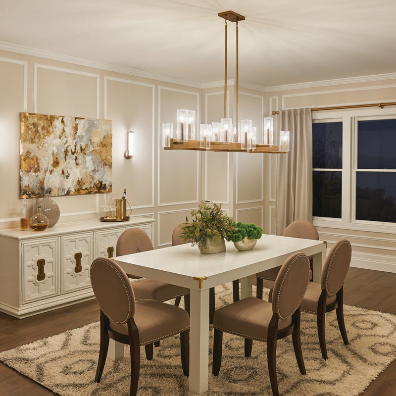 Kichler 44317 Cleara 14-lt 53" Linear Chandelier