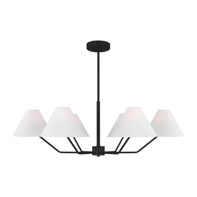 Visual Comfort DJC1016 Burke 6-lt 38" Chandelier