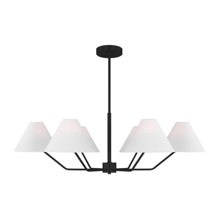 Visual Comfort DJC1016 Burke 6-lt 38" Chandelier