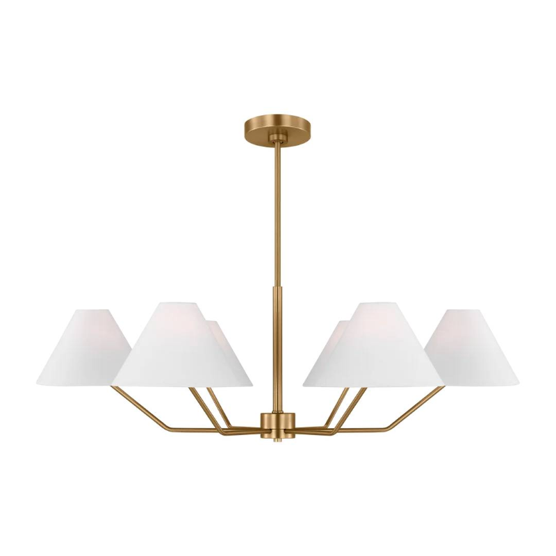 Visual Comfort DJC1016 Burke 6-lt 38" Chandelier