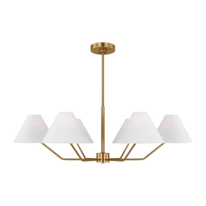 Visual Comfort DJC1016 Burke 6-lt 38" Chandelier