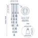 Bover Drip S/24L 24-lt 22" LED Pendant