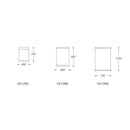 WAC DS-CD06 Tube Architectural 6" LED Outdoor Ceiling Mount, 35W