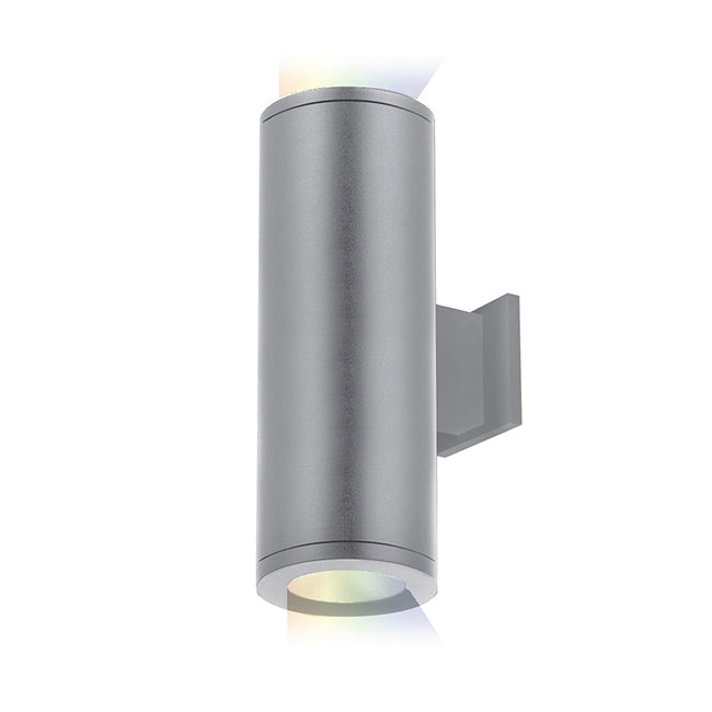 WAC DS-WS05 Tube Architectural 5" LED Color Changing Outdoor Wall Mount, Double Sided