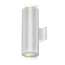 WAC DS-WS05 Tube Architectural 5" LED Color Changing Outdoor Wall Mount, Double Sided