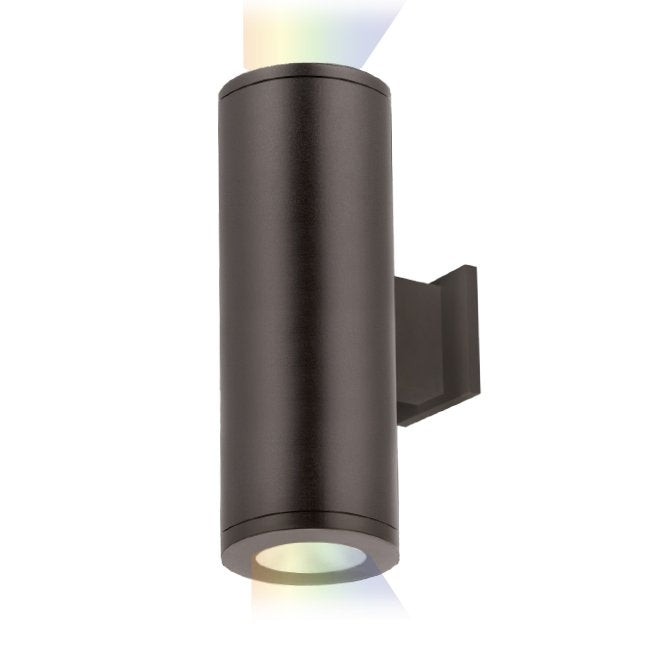 WAC DS-WS05 Tube Architectural 5" LED Color Changing Outdoor Wall Mount, Double Sided