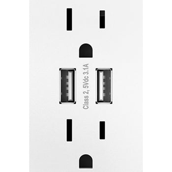 Adorne ARTRUSB153 Dual USB Outlet