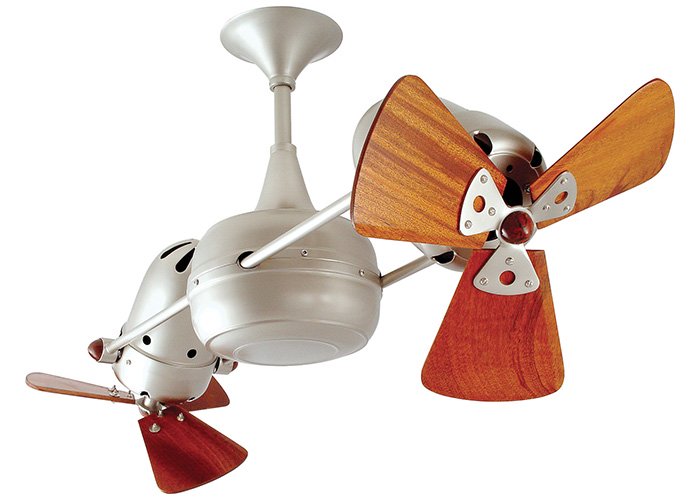 Duplo-Dinamico 36" Ceiling Fan with Wood Blades