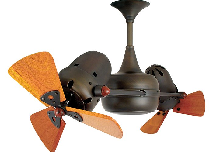Duplo-Dinamico 36" Ceiling Fan with Wood Blades