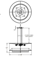 AFX DYP Series Dayton 6-lt Pendant
