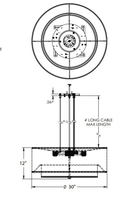 AFX DYP Series Dayton 6-lt Pendant