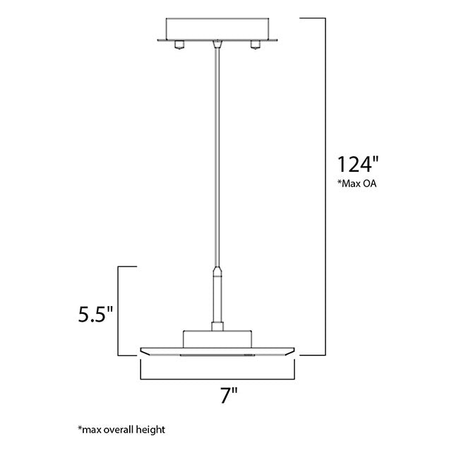 ET2 E20263 Hagen 3-lt LED Mini Pendant