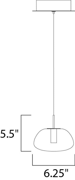 ET2 E21122 Puffs 5.5" Tall LED Pendant