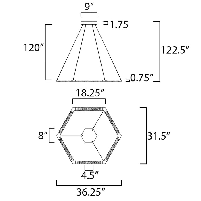 ET2 E21235 Rotator 1-lt LED Pendant