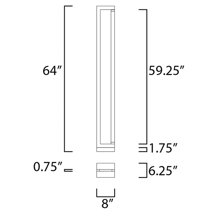 ET2 E21239 Rotator 1-lt LED Floor Lamp