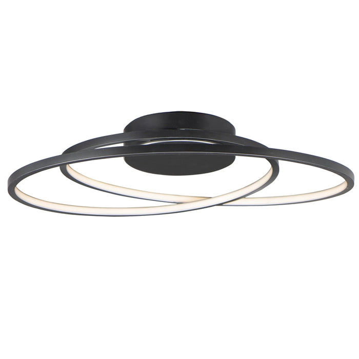 ET2 E21322 Cycle 24.5" Wide LED Flush Mount - Black