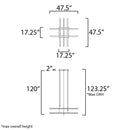 ET2 E21375 Hover 5-lt LED Pendant